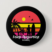 Antikes Saint Augustine Florida Button (Vorderseite)