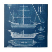 Antikes Schiffskonzept I Fliese (Vorderseite)