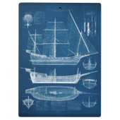 Antikes Schiffskonzept I Klemmbrett (Rückseite)