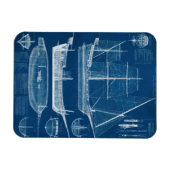 Antikes Schiffskonzept I Magnet (Horizontal)