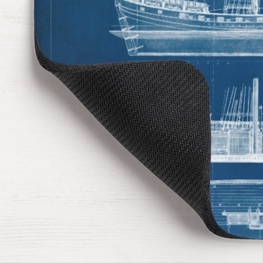 Antikes Schiffskonzept I Mousepad (Ecke)