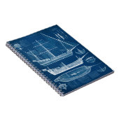 Antikes Schiffskonzept I Notizblock (Rechte Seite)