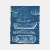 Antikes Schiffskonzept II Fleecedecke (Vorderseite)