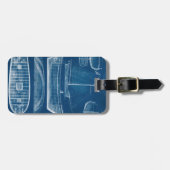 Antikes Schiffskonzept II Gepäckanhänger (Vorderseite horizontal)