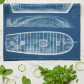 Antikes Schiffskonzept II Handtuch (Gefaltet)