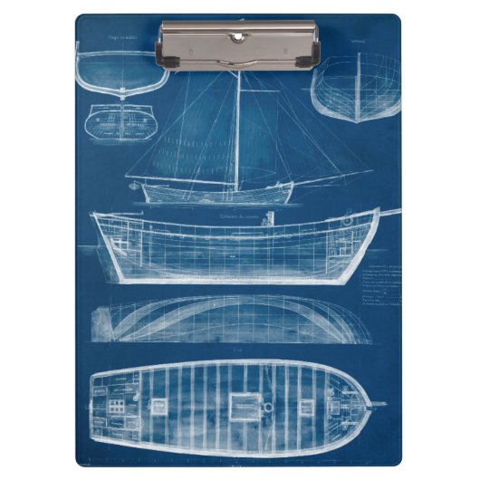 Antikes Schiffskonzept II Klemmbrett (Vorderseite)