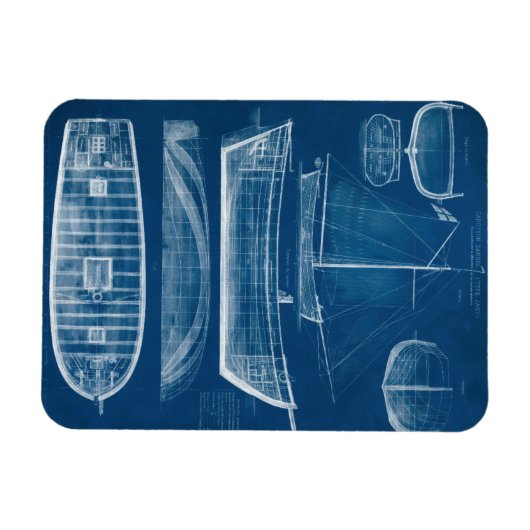 Antikes Schiffskonzept II Magnet (Horizontal)