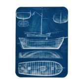 Antikes Schiffskonzept II Magnet (Vertikal)