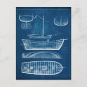 Antikes Schiffskonzept II Postkarte (Vorderseite)