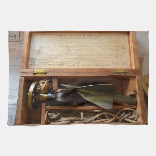 Antikes Schiffsprotokoll Handtuch (Horizontal)