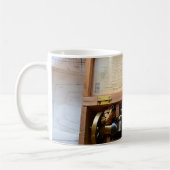 Antikes Schiffsprotokoll Kaffeetasse (Links)