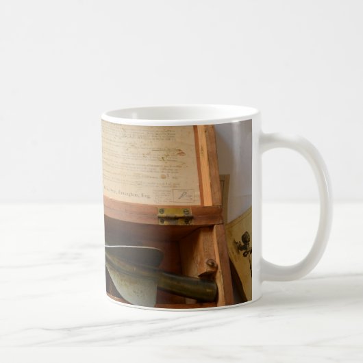 Antikes Schiffsprotokoll Kaffeetasse (Rechts)