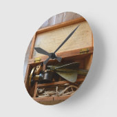 Antikes Schiffsprotokoll Runde Wanduhr (Winkel)
