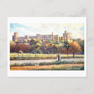 Antikes Schloss Windsor Postkarte