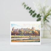 Antikes Schloss Windsor Postkarte (Stehend Vorderseite)