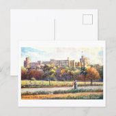 Antikes Schloss Windsor Postkarte (Vorne/Hinten)