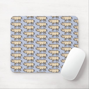Antikes Schwein Süßes Vintage-Illustration Mousepad