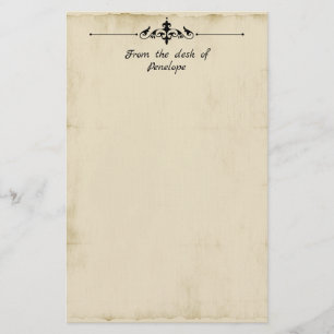 Antikes Scrollen-Header Altes Pergament Fügen Sie  Briefpapier