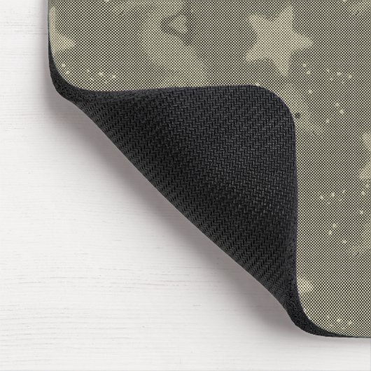 Antikes Seepferd- und Sternenmuster Mousepad (Ecke)
