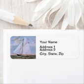 Antikes Segelschiff Sloop Yacht Sailboat Ozean (Insitu)