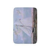Antikes Segelschiff Sloop Yacht Sailboat Ozean Badematte (Vorderseite Vertikal)