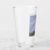 Antikes Segelschiff Sloop Yacht Sailboat Ozean Glas (Rechts)