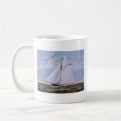 Antikes Segelschiff Sloop Yacht Sailboat Ozean Kaffeetasse (Links)
