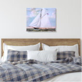 Antikes Segelschiff Sloop Yacht Sailboat Ozean Leinwanddruck (Insitu (Schlafzimmer))