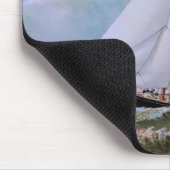 Antikes Segelschiff Sloop Yacht Sailboat Ozean Mousepad (Ecke)