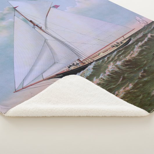 Antikes Segelschiff Sloop Yacht Sailboat Ozean Sherpadecke (3/4)