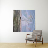 Antikes Segelschiff Sloop Yacht Sailboat Ozean Wandteppich (Beispiel (Horizontal))