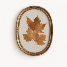 Antikes Sepia-Herbst-Ahornblatt-Wandkunst-Poster