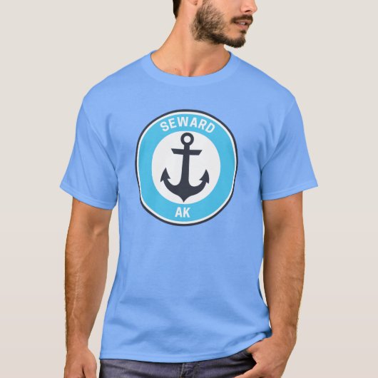 Antikes Seward Alaska T-Shirt (Vorderseite)