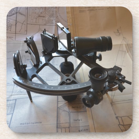 Antikes Sextant Untersetzer (Vorderseite)