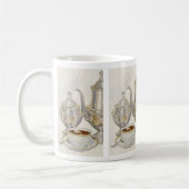 Antikes Silberkaffeeservice Kaffeetasse (Links)