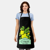 Antikes Sirop de Citron Lemons Werbeplakat Schürze (Getragen)