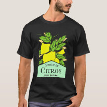 Antikes Sirop de Citron Lemons Werbeplakat