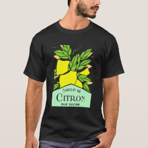 Antikes Sirop de Citron Lemons Werbeplakat T-Shirt