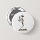 Antikes Skelett Button (Vorne & Hinten)