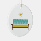 Antikes Sofa Keramik Ornament (Rechts)