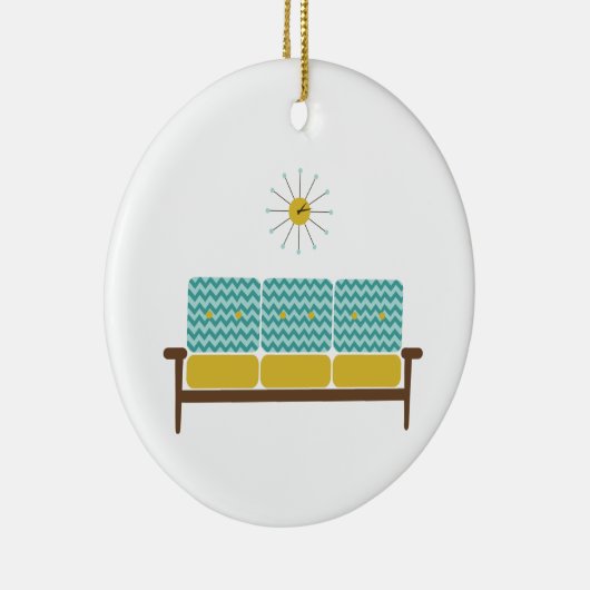 Antikes Sofa Keramik Ornament (Rechts)