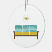 Antikes Sofa Keramik Ornament (Links)