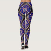 Antikes Soumak Oriental Rug Design Leggings (Rückseite)