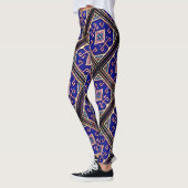 Antikes Soumak Oriental Rug Design Leggings (Links)