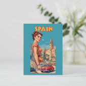 Antikes Spanien Postkarte (Stehend Vorderseite)