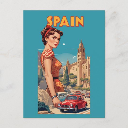Antikes Spanien Postkarte (Vorderseite)