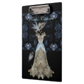 Antikes Spitze-Klemmbrett Klemmbrett (Links)