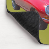 Antikes Sport-Auto 1964 Rot-Jaguars XKE Mousepad (Ecke)
