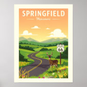Antikes Springfield Missouri Poster (Vorne)