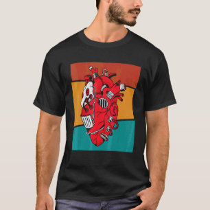 Antikes Steampunk Mechanisches Herz T-Shirt
